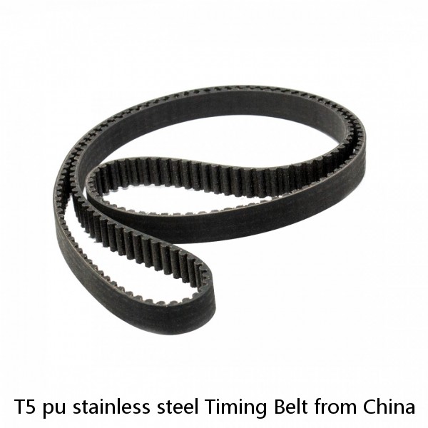T5 pu stainless steel Timing Belt from China