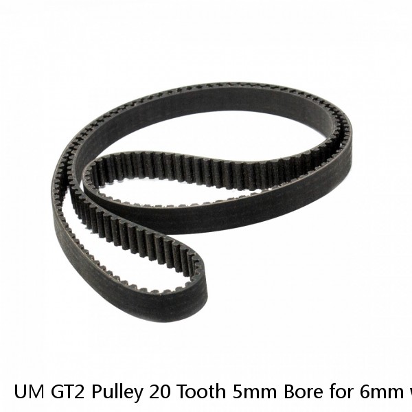 UM GT2 Pulley 20 Tooth 5mm Bore for 6mm width timing belt