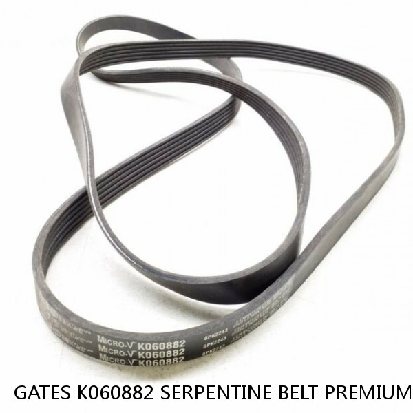 GATES K060882 SERPENTINE BELT PREMIUM OE MICRO-V / RIBBED BELT - New!