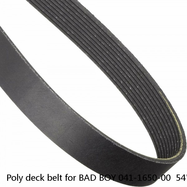 Poly deck belt for BAD BOY 041-1650-00  54