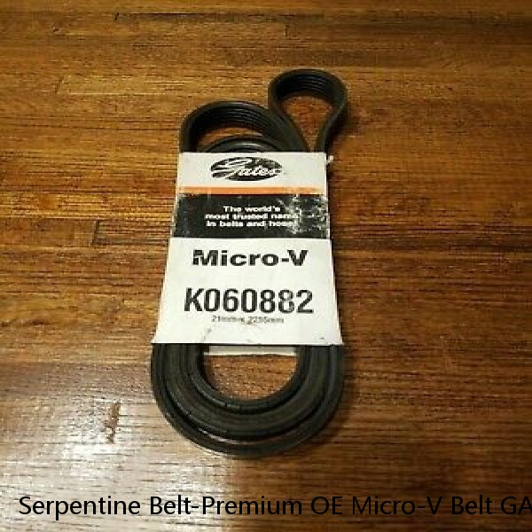 Serpentine Belt-Premium OE Micro-V Belt GATES K060882 #1 small image