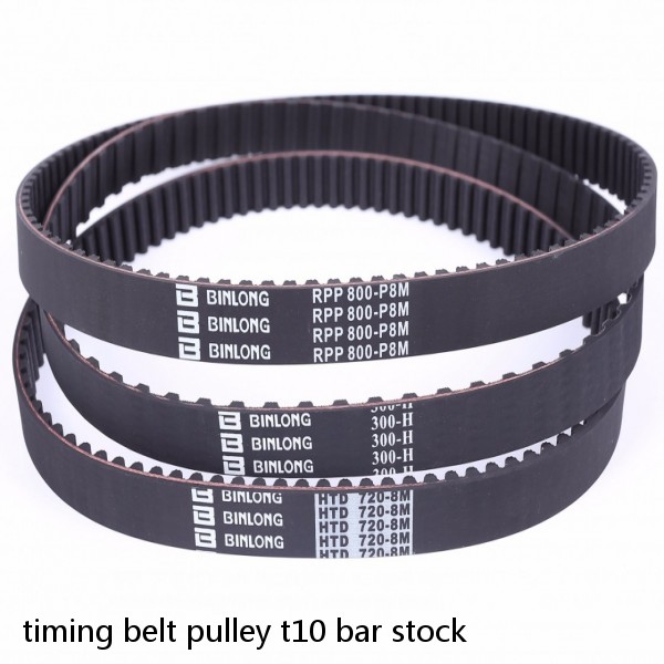 timing belt pulley t10 bar stock #1 image