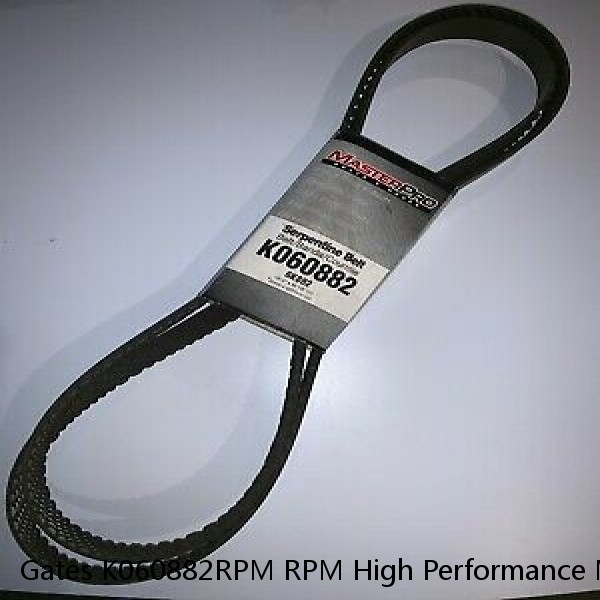 Gates K060882RPM RPM High Performance Micro-V Serpentine Drive Belt #1 image